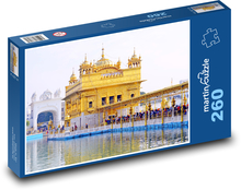 Zlatý chrám - Harmandir Sahib, Indie Puzzle 260 dílků - 41 x 28,7 cm