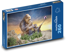 Opice Puzzle 260 dílků - 41 x 28,7 cm