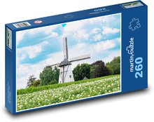 Starý veterný mlyn Puzzle 260 dielikov - 41 x 28,7 cm 