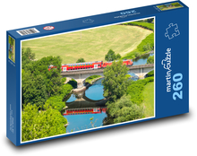 Zug - Brücke Puzzle 260 Teile - 41 x28,7 cm