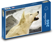 Wilk arktyczny Puzzle 260 elementów - 41x28,7 cm