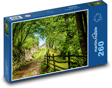 Romantický lesný chodník Puzzle 260 dielikov - 41 x 28,7 cm 