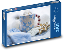 Dekoracje świąteczne Puzzle 260 elementów - 41x28,7 cm