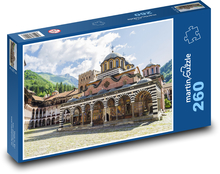 Riła - klasztor, Bułgaria Puzzle 260 elementów - 41x28,7 cm