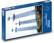 Stavanger - památník, Norsko Puzzle 260 dílků - 41 x 28,7 cm