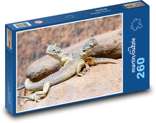 Smok - jaszczurka Puzzle 260 elementów - 41x28,7 cm