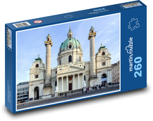 Kirche St. Karl Borromäus - Wien Puzzle 260 Teile - 41 x28,7 cm