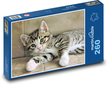 Mačiatko - mourek Puzzle 260 dielikov - 41 x 28,7 cm 