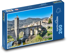Středověký most Puzzle 260 - 41x28,7 cm