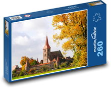 Church in the Autumn Landscape Puzzle 260 pieces - 41 x 28.7 cm 
