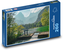 Rybník - jezero Puzzle 260 dílků - 41 x 28,7 cm
