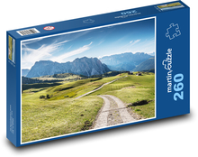 Dolomity - Italské hory Puzzle 260 dílků - 41 x 28,7 cm