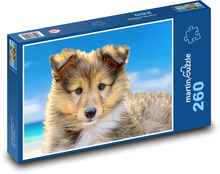 Pes - šteňa Puzzle 260 dielikov - 41 x 28,7 cm