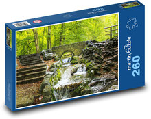 Rzeka w lesie Puzzle 260 elementów - 41x28,7 cm