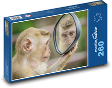 Opica a zrkadlo Puzzle 260 dielikov - 41 x 28,7 cm