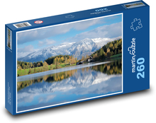 Jeseň - jazero Puzzle 260 dielikov - 41 x 28,7 cm 