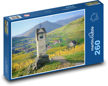 Vinohrady, krajina Puzzle 260 dielikov - 41 x 28,7 cm