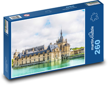 Francie - hrad, kostel Puzzle 260 - 41x28,7 cm