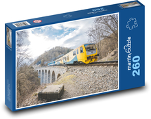 Train - tracks, viaduct Puzzle 260 pieces - 41 x 28.7 cm 