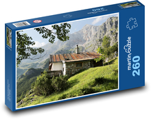 Horská chata Puzzle 260 dílků - 41 x 28,7 cm