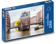 Hamburg - canal Puzzle 260 pieces - 41 x 28.7 cm 