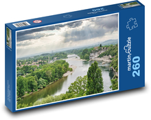 Rzeka - lasy Puzzle 260 elementów - 41x28,7 cm