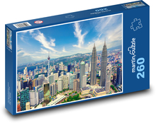 Kuala Lumpur - Malajsie  Puzzle 260 dílků - 41 x 28,7 cm