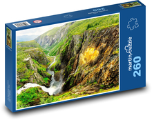 Vodopád - příroda Puzzle 260 dílků - 41 x 28,7 cm