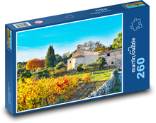 Vinohrad - kostel Puzzle 260 dílků - 41 x 28,7 cm