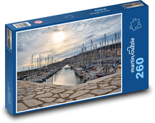 Prístav - lode Puzzle 260 dielikov - 41 x 28,7 cm 