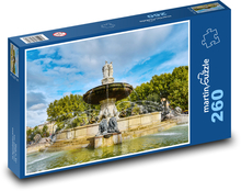 Frankreich - Brunnen Puzzle 260 Teile - 41 x28,7 cm
