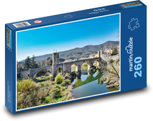 Mittelalterbrücke Puzzle 260 Teile - 41 x28,7 cm