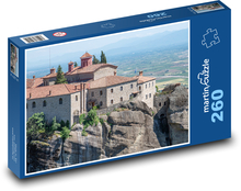 Klasztor - Grecja Puzzle 260 elementów - 41x28,7 cm