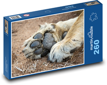 Tlapy lva Puzzle 260 dílků - 41 x 28,7 cm