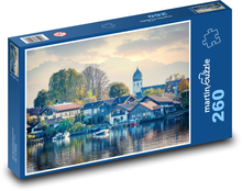 Deutsches Dorf - Sonnenuntergang Puzzle 260 Teile - 41 x28,7 cm