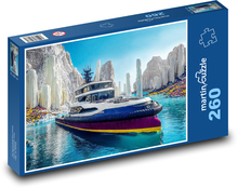 Futuristická loď - jachta Puzzle 260 dielikov - 41 x 28,7 cm