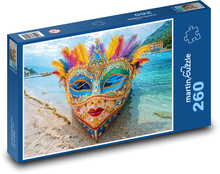 Gondola - Benátska maska Puzzle 260 dielikov - 41 x 28,7 cm