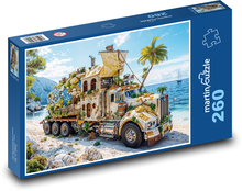 Nákladní vůz - dekorace Puzzle 260 - 41x28,7 cm