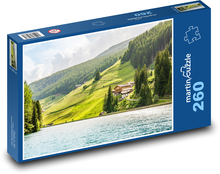 Jezero - hory Puzzle 260 - 41x28,7 cm