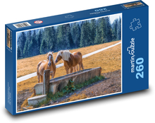 Tyrolsko - koně Puzzle 260 dílků - 41 x 28,7 cm