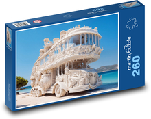 Autobus u moře Puzzle 260 dílků - 41 x 28,7 cm