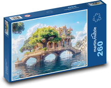 Dom nad morzem Puzzle 260 elementów - 41x28,7 cm