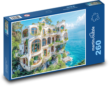 Vila na skále Puzzle 260 dílků - 41 x 28,7 cm