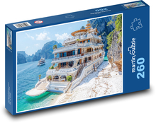 Dům na pláži Puzzle 260 dílků - 41 x 28,7 cm