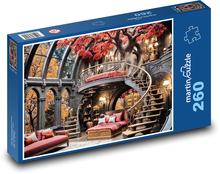 Luxusná spálňa s posteľou Puzzle 260 dielikov - 41 x 28,7 cm 