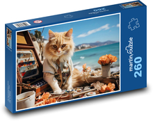 Katze - Maler Puzzle 260 Teile - 41 x28,7 cm