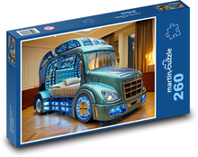 Luminous car - bed Puzzle 260 pieces - 41 x 28.7 cm 