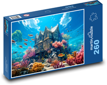 Dom pod morzem - koralowce Puzzle 260 elementów - 41x28,7 cm