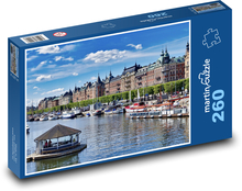 Švédsko - Stockholm Puzzle 260 dílků - 41 x 28,7 cm