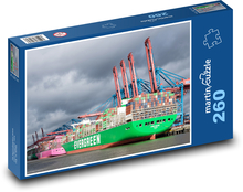 Containerschiffe Puzzle 260 Teile - 41 x28,7 cm